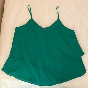 NWT Annabella Francesca’s green flowy camisole